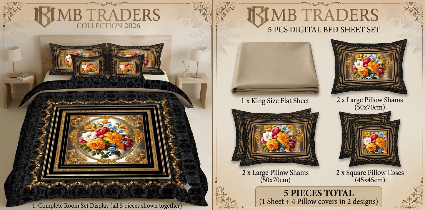 Upgrade Your Bedroom with Our Luxury 3D Printed Bedding Set!