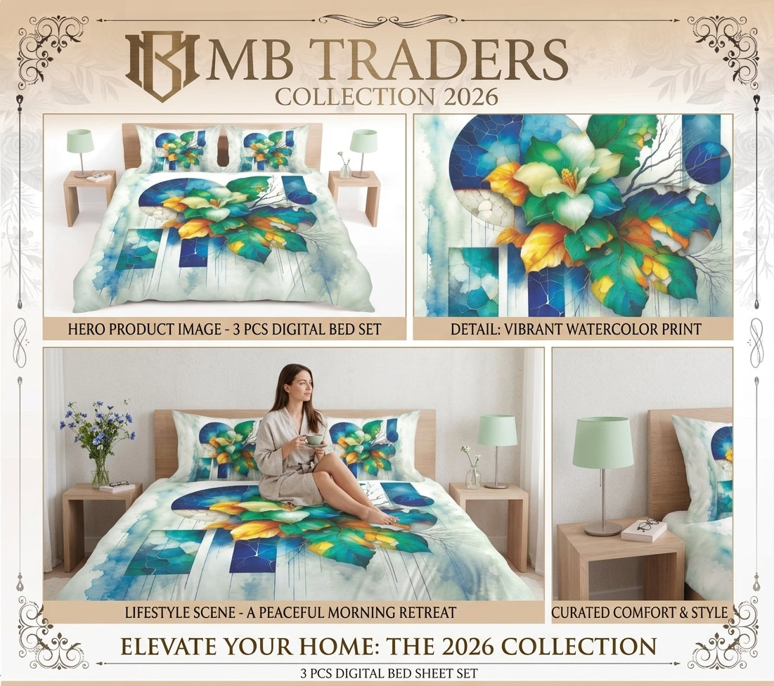 Upgrade Your Bedroom with Our Luxury 3D Printed Bedding Set!