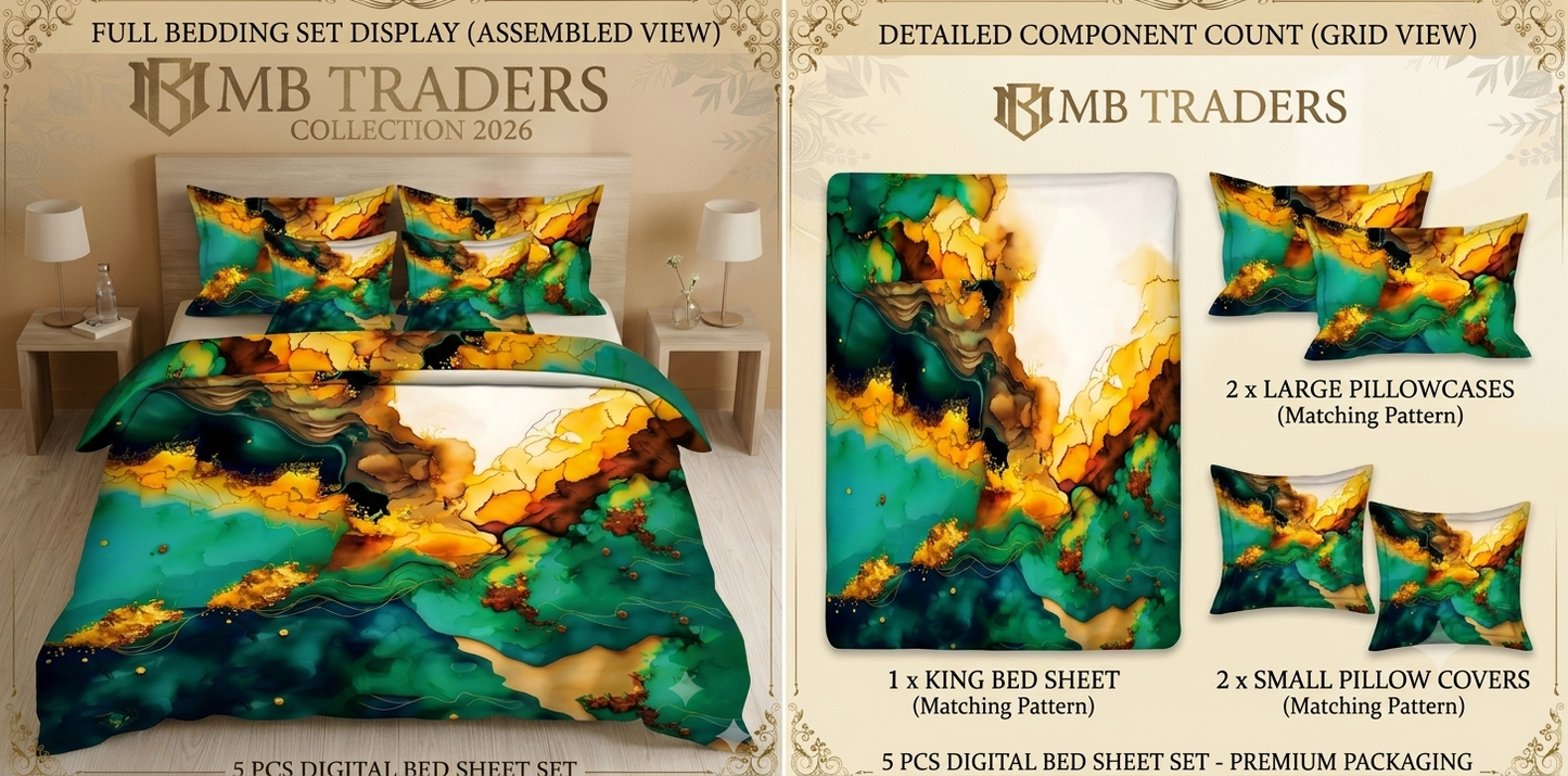 Upgrade Your Bedroom with Our Luxury 3D Printed Bedding Set!