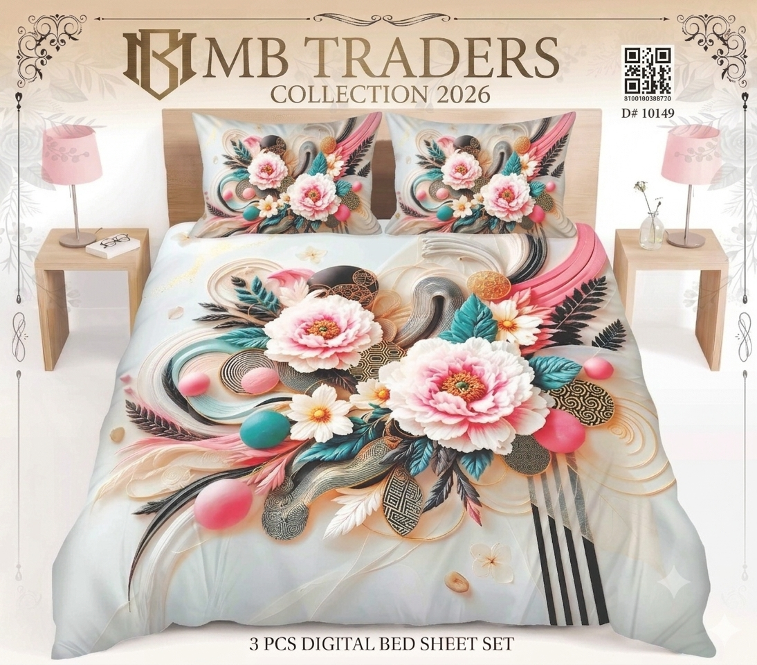 Upgrade Your Bedroom with Our Luxury 3D Printed Bedding Set!